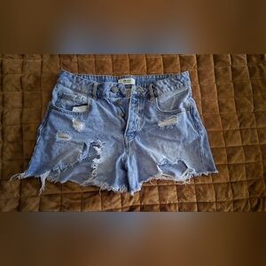 Forever 21 Light Blue Distressed Women's Jeans